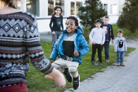 Aktiviteter på asylcenter_Ungdommens Røde Kors