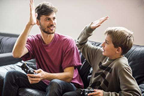 Fællesværk_gaming_frivillig_Ungdommens Røde Kors