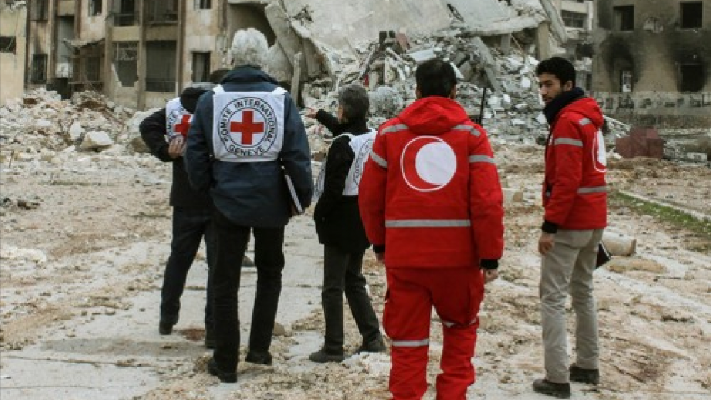 Udsendte fra Røde Kors i krigszone