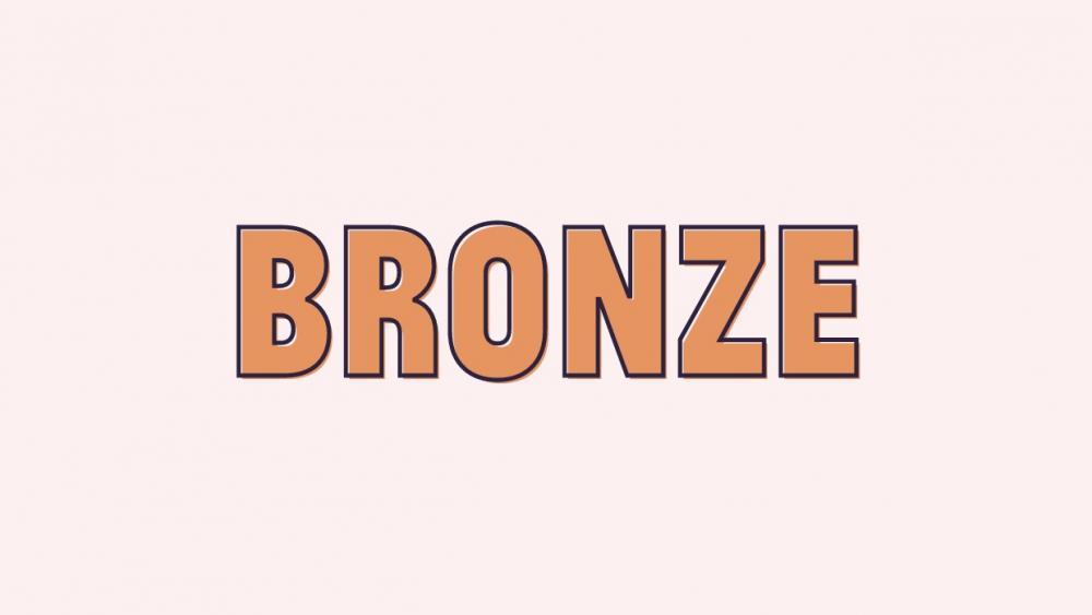 bronze spons