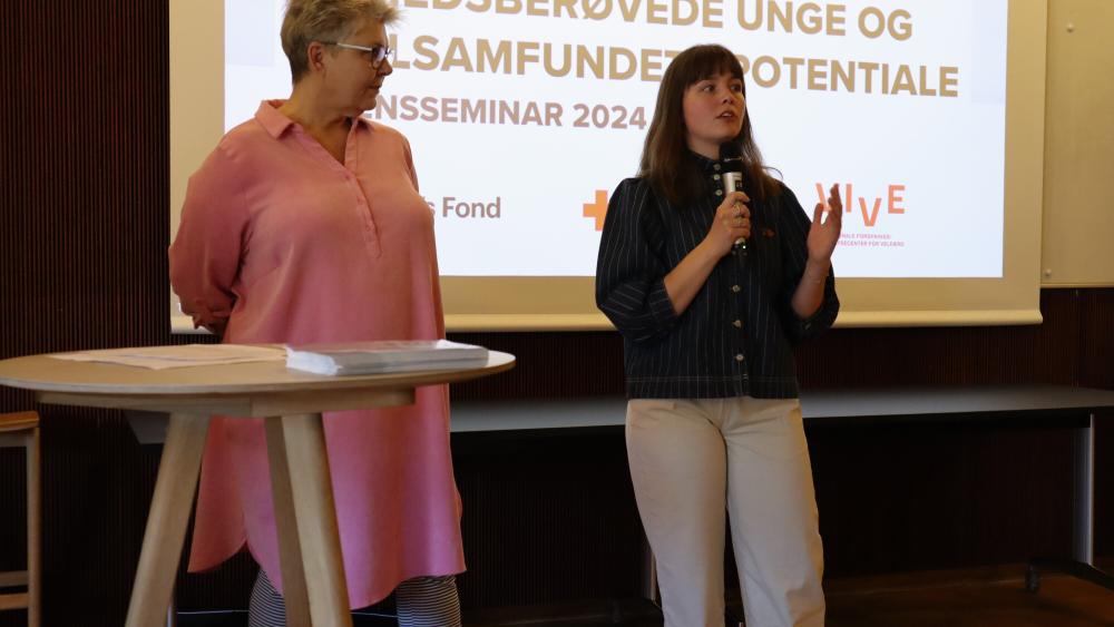 Sikrede_vidensseminar med frivillig og partner_Ungdommens Røde Kors_2024