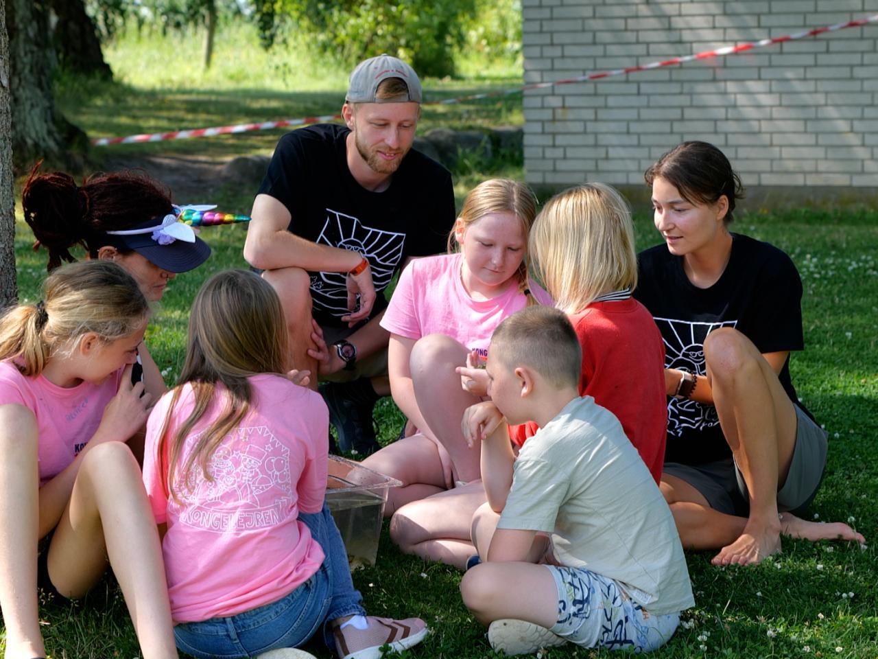 Billede fra ferielejr